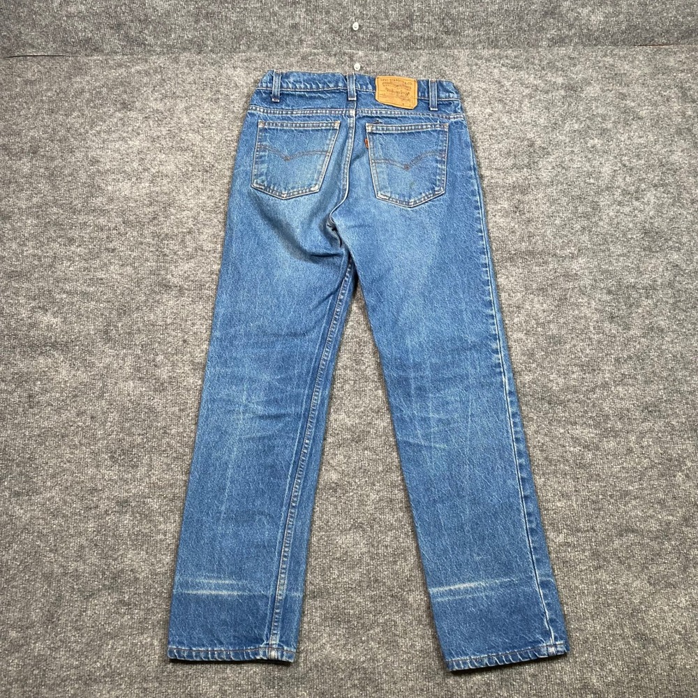 Vintage Levis 509 Orange Tab Jeans Mens 30x30 Straight Leg Made USA FOR REPAIR